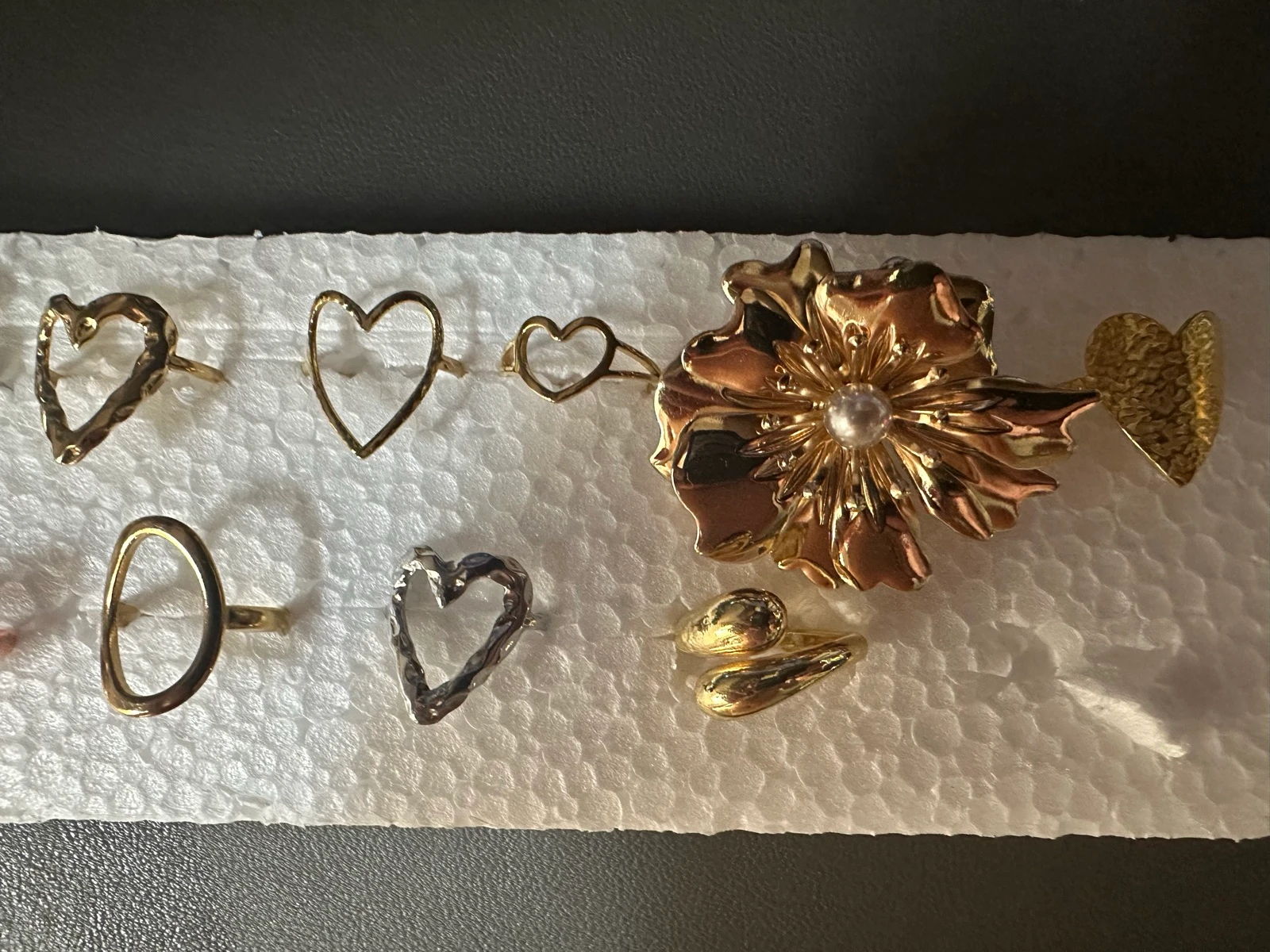 Anillos de acero inoxidable talla ajustable – photo 3